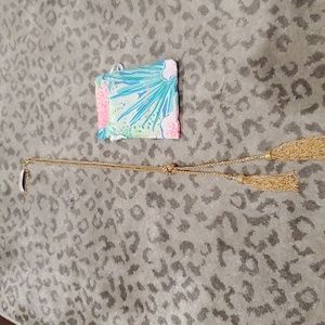 Lilly Pulitzer Belle tassel necklace